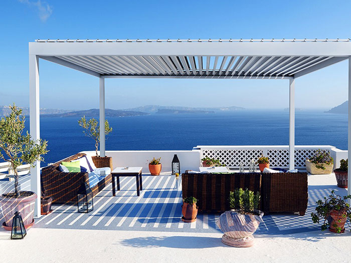 電動(dòng)百葉涼亭M145