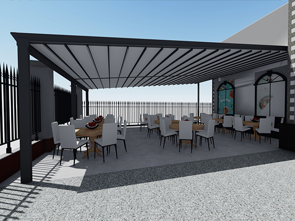 電動折疊雨棚M700 電動折疊雨棚M700