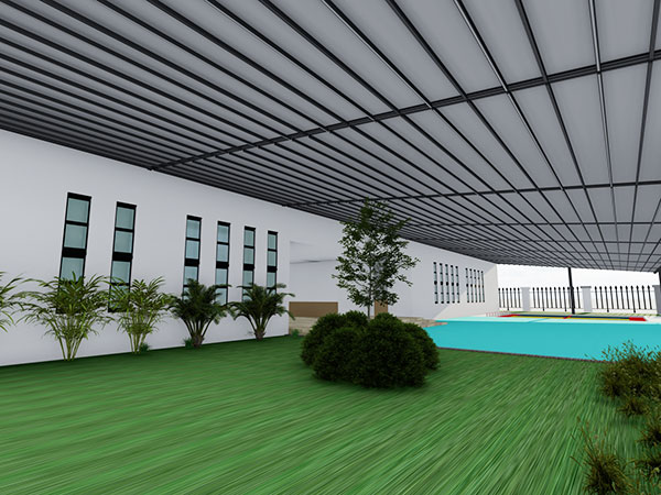 電動(dòng)折疊雨棚M500