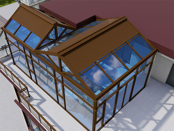 人字頂陽光房遮陽